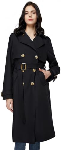 Orolay Women's 3/4 Length Double Breasted Trench Coat