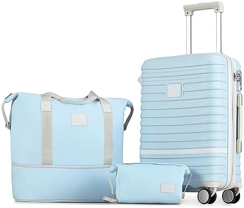 Joyway Luggage Set 3 Piece Suitcase Sets with Spinner Wheel,Hardside Expandable Travel Laggage with TSA Lock