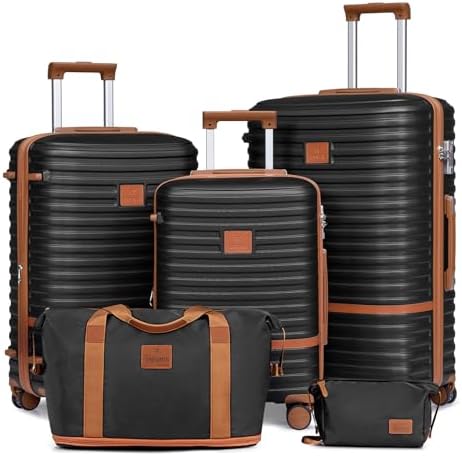 Joyway Luggage Set 3 Piece Suitcase Sets with Spinner Wheel,Hardside Expandable Travel Laggage with TSA Lock