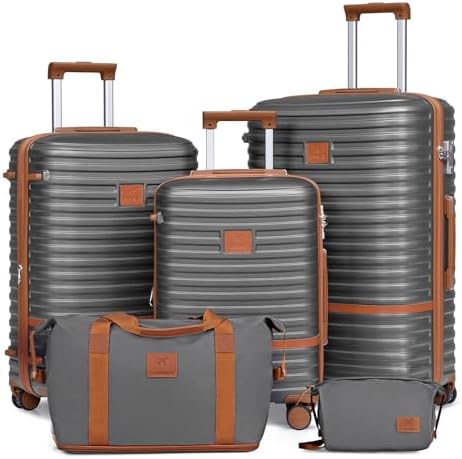 Joyway Luggage Set 3 Piece Suitcase Sets with Spinner Wheel,Hardside Expandable Travel Laggage with TSA Lock