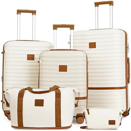 Joyway Luggage Set 3 Piece Suitcase Sets with Spinner Wheel,Hardside Expandable Travel Laggage with TSA Lock