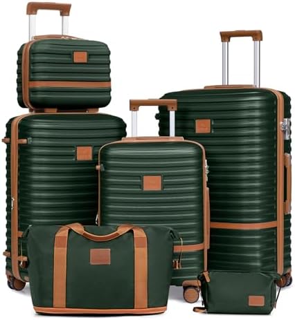 Joyway Luggage Set 3 Piece Suitcase Sets with Spinner Wheel,Hardside Expandable Travel Laggage with TSA Lock