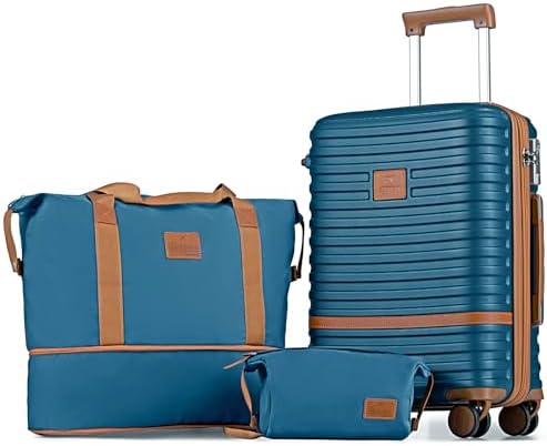 Joyway Luggage Set 3 Piece Suitcase Sets with Spinner Wheel,Hardside Expandable Travel Laggage with TSA Lock