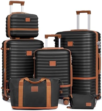 Joyway Luggage Set 3 Piece Suitcase Sets with Spinner Wheel,Hardside Expandable Travel Laggage with TSA Lock