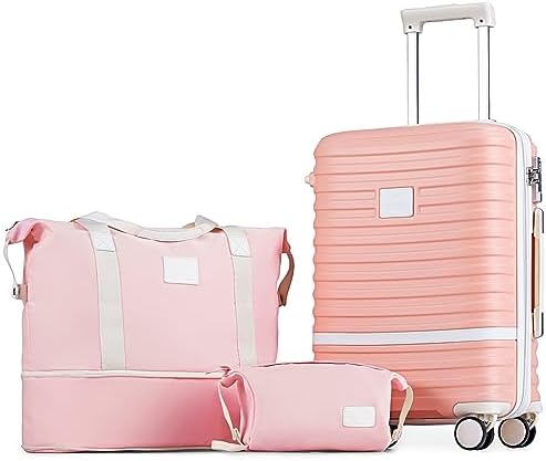 Joyway Luggage Set 3 Piece Suitcase Sets with Spinner Wheel,Hardside Expandable Travel Laggage with TSA Lock