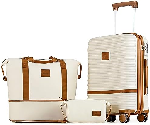 Joyway Luggage Set 3 Piece Suitcase Sets with Spinner Wheel,Hardside Expandable Travel Laggage with TSA Lock