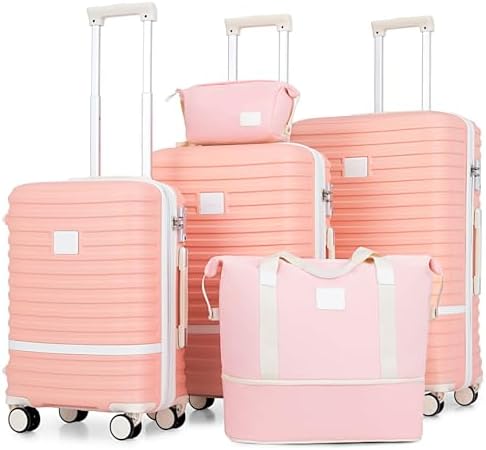 Joyway Luggage Set 3 Piece Suitcase Sets with Spinner Wheel,Hardside Expandable Travel Laggage with TSA Lock